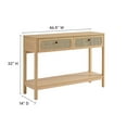 thumbnail image 4 of Chaucer Wood Entryway Console Table in Oak, 4 of 10