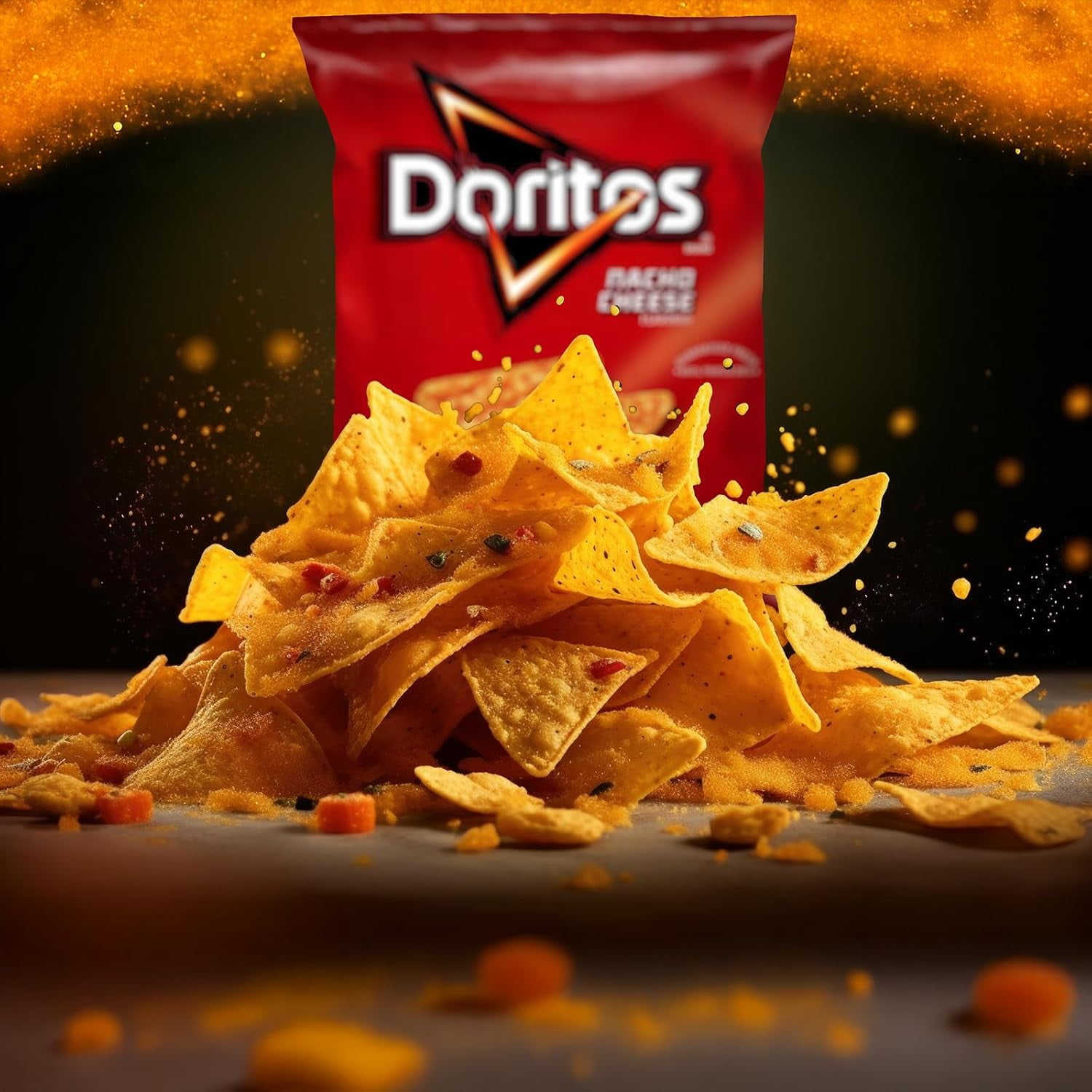 Doritos Nacho Cheese Flavored Tortilla Chips, 1.75 Oz, Pack of 8, Bundled By Shoppyway