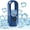 Blue, variant on 6-Speed Bladeless Electric Fan With Light And 7-Color Light, Bladeless Desk Fan Small Quiet, Ice Mist Refrigeration, Timing Function, Usb Powered For Personal Bedroom Home Office