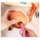 thumbnail image 4 of Pelador de Frutas y Verduras CHAO de Acero Inoxidable Color Naranja 4 Unidades, 4 of 5