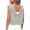 Gray, variant on Crop Tops for Women Open Back V Neck Sleeveless Solid Casual Beach Vacation Loose Blouse, Red L