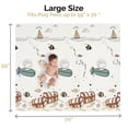 thumbnail image 3 of JumpOff Jo Large Foldable Kids Foam Play Mat, Padded Baby Floor Mat, 70 x 59 in - Octopus Treasure, 3 of 9