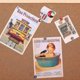 thumbnail image 5 of Chinchetas creativas con forma de bandera nacional, chinchetas con forma de mapa de país para tablones de anuncios, mapas y oficinas (100 piezas, patrón de países variados), 5 of 5