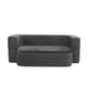 thumbnail image 5 of Sofacama Comprimido 2 plazas 200 x 120 x 68 cm para Sala Plegable Convertible Minimalista Multifuncional Bossa Nuvola Gris, 5 of 14