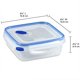 thumbnail image 2 of Recipiente de almacenamiento de alimentos Sterilite Ultra-Seal de 4 tazas cuadradas x6, 2 of 9