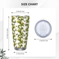 thumbnail image 4 of KLL Corn And Butterflies Print 40oz Stainless Steel Insulated Car Cup with Spillproof Lid - Keep Your Drink Hot or Cold on the Go-Straw Three-piece Set, 4 of 8