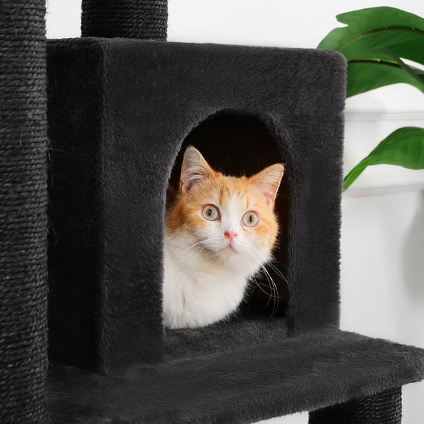 family cats　1001 Multi-Functional Cat Tower, 73.6 in., Dark Grey - Samsclub.com