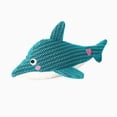 thumbnail image 3 of Hugsmart Dolphin Dog Plush Toy, 3 of 3