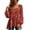 Multicolor01, variant on Women Christmas Print Long Sleeve Tops Scoop Neck Lantern Sleeve Loose Casual Holiday Tunic Blouses