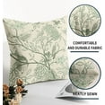 thumbnail image 6 of Vintage Floral Bird Pillow Covers 16x16 Inch Set of 2 Sage Green Flowers Leaves Decorative Throw Pillows For Couch Chinoiserie Square Pillow Cases Home Decor For Sofa Bed Porch Living Room Outdoor, 6 of 6
