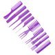 thumbnail image 4 of Kit de peines de peluquería para peinar el cabello, 10 piezas de peines para peinar el cabello, herramientas para peinar el cabello, juego de peines para peinar el cabello, fiel a su promesa, 4 of 14