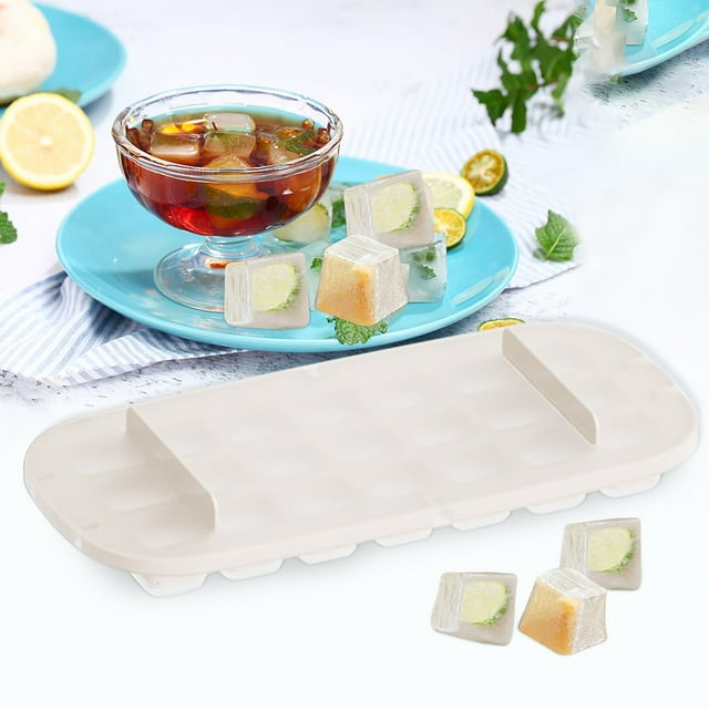 2023 New Ice Cubes Maker,6 Hole Ice Cubes Molds Ice Box Small Household Refrigerator Easy-release Ice Lattice With Cover Ice Lattice
