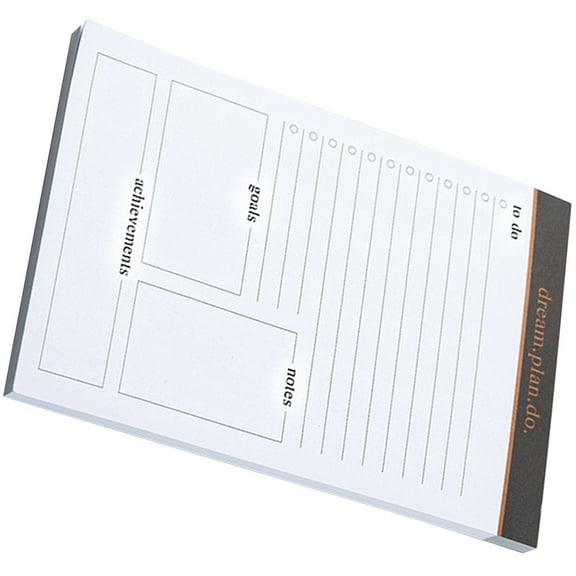 unbranded  Planning Pads Daily Planner Weekly Desk Calendar Hourly Student