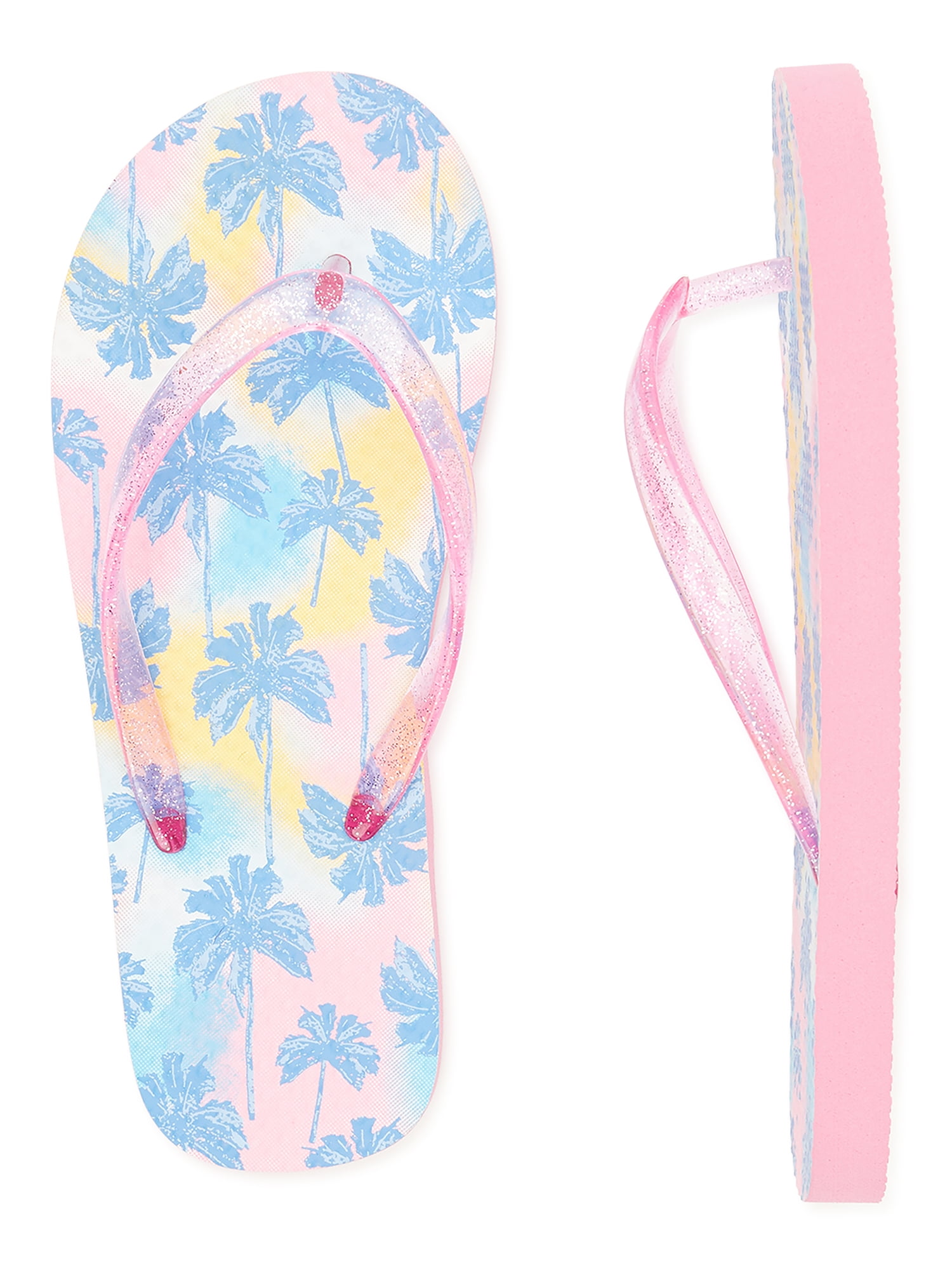 Wonder Nation Girls Flip Flops - Walmart.com