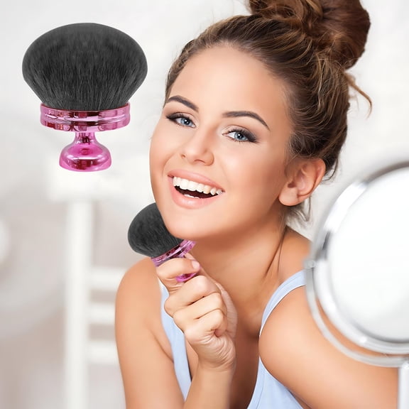 Large Body Self Tanning Blends Makeup Brush Soft Brushes, Leg Makeup & Bronzer Self Tan Applicator, Loose Powder Mushrooms Head Brush Makeup & Portable Foundations Brush for Daily Travel Party