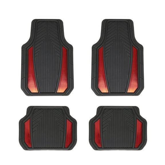 Custom Accessories 4 Piece Rubber Sport Floor Mats