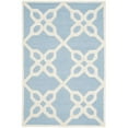 thumbnail image 4 of Safavieh Cambridge 4' X 6' Hand Tufted Wool Rug in Blue and Ivory, 4 of 9