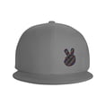 thumbnail image 3 of ZICANCN Victory Hand Peace Sign Baseball Caps, Chapeaux Camionneur pour Hommes et Femmes, Réglable à Plat Respirant Caps, Gris, 3 of 6