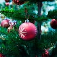 thumbnail image 3 of 100 Piezas Ganchos para Adornos Navideños, Ganchos para Adornos Navideños Percha en Forma de S para Decoración de Árboles de Navidad Rojo, 3 of 5