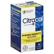 CITRACAL BONE DENSITY BUILDER 80CT 2DZ