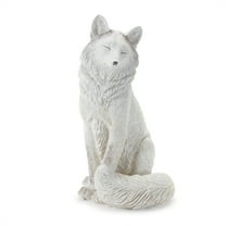 Melrose Winter Sitting Fox Christmas Figurines - 8.5" - Set of 2