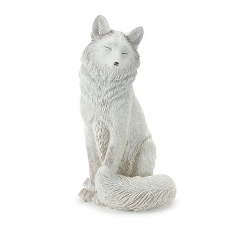 Melrose Winter Sitting Fox Christmas Figurines - 8.5" - Set of 2