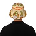 thumbnail image 5 of Bingfone Gnomes Happy Thanksgiving Bucket Hat for Men Women,Packable Reversible Printed Sun Hats,Fisherman Outdoor Travel Hiking Beach Caps, 5 of 7