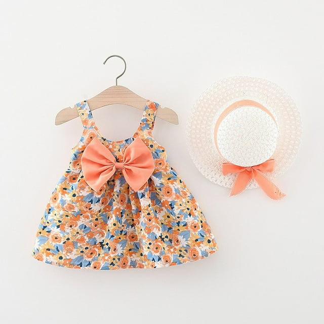 Robes Mignonnes pour Fillettes Robe d'Anniversaire pour Fillettes Robe Fantaisie Vêtements d'Été pour Fillettes 2-3 Ans