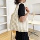 thumbnail image 4 of Bolso de mano con diseño de flores y burbujas para mujer, bolso de compras con diseño de nube plisada (3 Likrtyny Para estrenar, 4 of 9