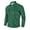13#Dark Green, variant on Men's Leopard Print Business Polo Shirt, Long Sleeve Button Down Top, Regular Fit Shoulder Casual Collared Blouse for Working Blue S