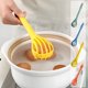 thumbnail image 1 of Pinzas multifuncional batidor de huevos, batidor manual 3 en 1, clip para pasta, resistente al calor a 180°C, dentado antideslizante, mango ergonómico, 28 cm, verde, 1 of 6