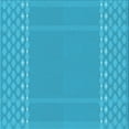 thumbnail image 1 of Ahgly Company Indoor Square Patterned Deep Sky Blue Area Rugs, 8' Square, 1 of 6
