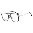 thumbnail image 1 of Gafas de bloqueo de luz azul para mujer/hombre, gafas retro de moda con montura grande, gafas para juegos de ordenador, 1 of 5