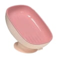 thumbnail image 4 of Jabonera autodrenante resistente y multiusos que se mantiene seca para balcón, cocina y ducha. rosa, 4 of 7