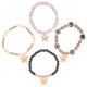 thumbnail image 1 of Classic Style Butterfly Wrist Decorations For Daily Wearing Assorted Color Wrist Jewelry 4Pcs, 1 of 5