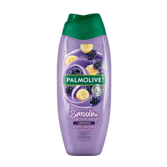 Jabón Líquido Corporal Palmolive SMOOTHie Berries, Plátano y Yoghurt  390 ml