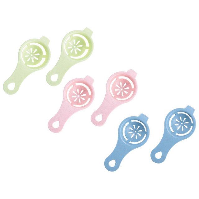 Egg Yolk White Separator 6PCS Egg Separator Egg Yolk Separator Food Grade Egg White Filter Egg Separ