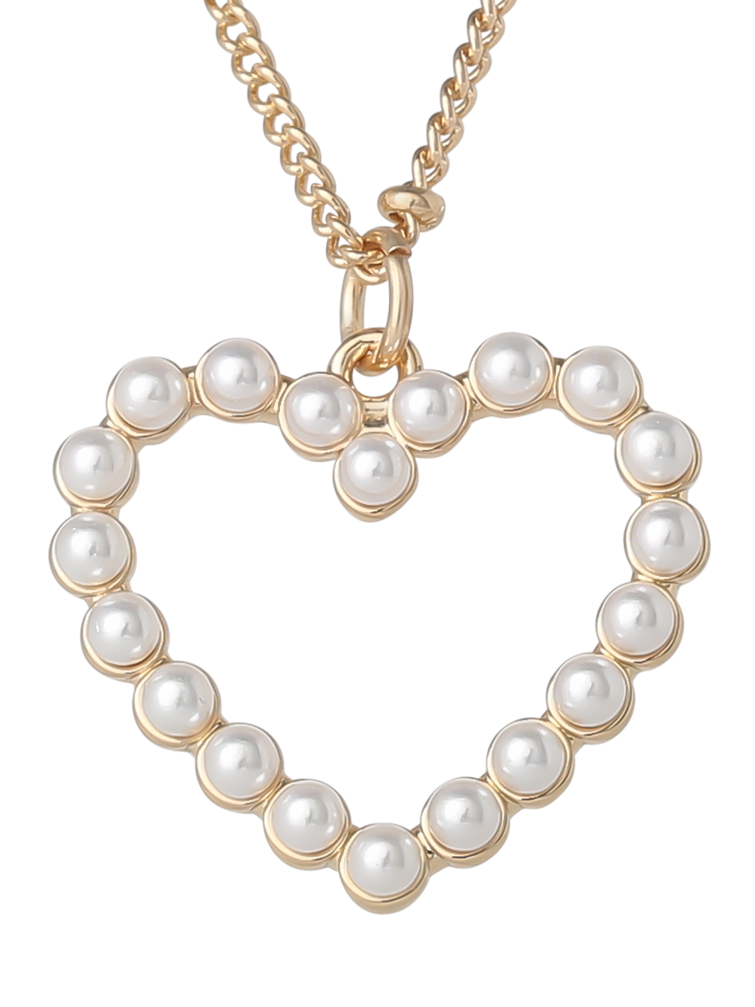 Celebrity Pink Women's Layered Heart Pendant Necklace photo 4