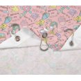 thumbnail image 5 of S4Sassy Pink Tortoise & Mermaid Ocean Water Repellent Bath Shower Curtain With Roller Rings Hook-60 x 70 Inch, 5 of 6