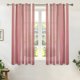 thumbnail image 1 of Cortinas DriftAway, 137 cm, mezcla de lino, con rayas verticales, rojas, 2 paneles, 1 of 7