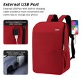 thumbnail image 3 of Mochila para portátil MAXTOP Deep Storage con USB de 17 pulgadas resistente al agua, 3 of 7