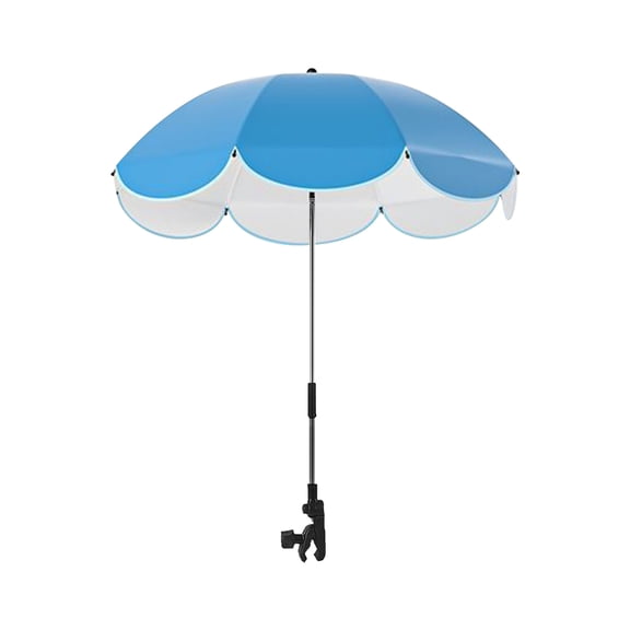 Deeceymbur Folding Umbrellas for Rain Windproof Sun Umbrella for Walking Universal Baby Pram Umbrella Shade Umbrella Sunshade for Stroller Pushchair