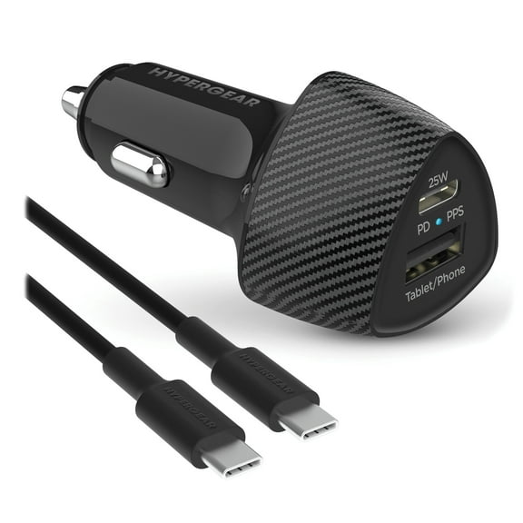 HyperGear 15622 SpeedBoost 25W PD USB-C Car Kit Black