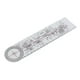 thumbnail image 5 of Regla de ángulos goniómetro, regla de articulaciones de plástico transparente, regla de ángulos ortopédicos, goniómetro espinal probado profesionalmente, 5 of 14