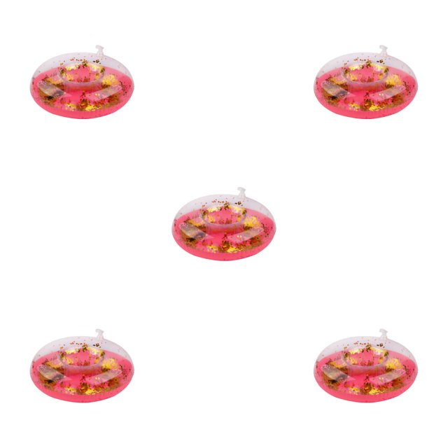 sweethay Soporte circular para taza inflable para adultos, barra de juguete de baño, piscina, cumpleaños, boda, inflado, portabotellas rosa Type2 NO2