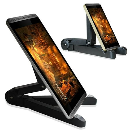 Fintie Multi Angle Travel Stand for All 5-12 inch Tablets, E-readers and Smartphones, fits iPad Pro 11, Samsung (The Best Ipad Stand)