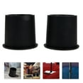 thumbnail image 4 of Shisuyan Garden Table Hole Umbrella Cover Black 2Pcs 2.6In X 2.6In X 2.4In, 4 of 8