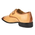 thumbnail image 3 of LIBERTYZENO Formal Shoes for Men Genuine Leather Monk strap Oxford Style Dress Shoes, Tan, 12, 3 of 7