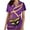AA-Purple, variant on BiZtdJrK Mardi Gras Scrubs for Women Medical V Neck Short Sleeve Working Shirts 2025 Summer Fashion Graphic Scrub Tops with Pockets Purple S Todays Sales