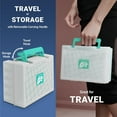 thumbnail image 5 of Essential Oil Organizer, 35 Essential Oil Storage Box for Shelf Display, Travel Hard Carrying Oils Case for doTERRA & Young Living, Carries All Brands of 5ml/10ml/15ml Bottles, Stickers Included, 5 of 6